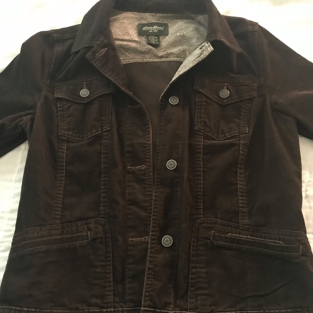 Chocolate corduroy jacket